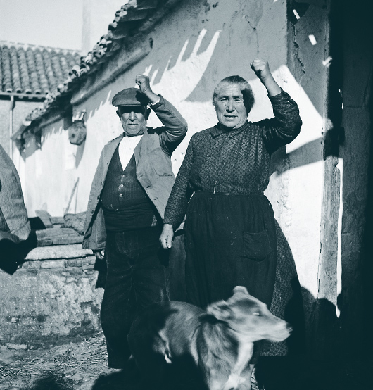 Andalusische Bauern vor Ausbruch des Brgerkriegs, 1936